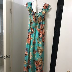 Floral maxi dress